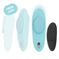 We-vibe - moxie + vibrador clítoris aqua