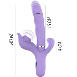Intense - billie vibrador multifunción recargable ondas estimuladoras con pulsador morado Intense - billie vibrador multifunción recargable ondas estimuladoras con pulsador morado