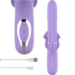 Intense - billie vibrador multifunción recargable ondas estimuladoras con pulsador morado Intense - billie vibrador multifunción recargable ondas estimuladoras con pulsador morado