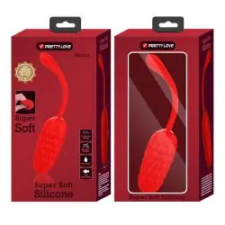 Pretty love - huevo vibrador con textura marina recargable rojo Pretty love - huevo vibrador con textura marina recargable rojo
