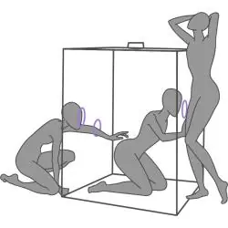 Secret dome - kink club cabina scandale morado