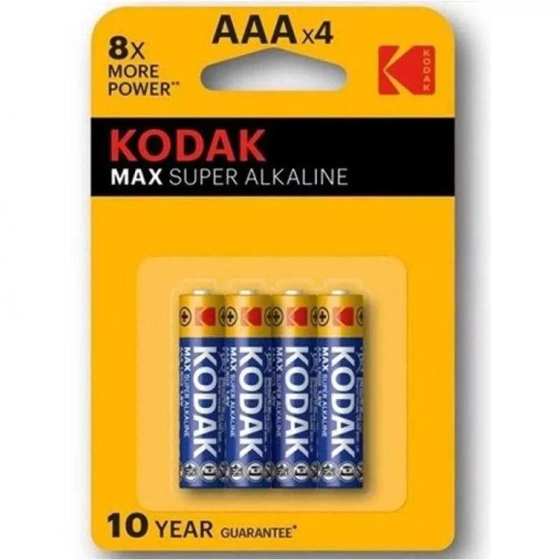 Kodak max super pila alcalina aaa lr03 blister*4 Kodak max super pila alcalina aaa lr03 blister*4