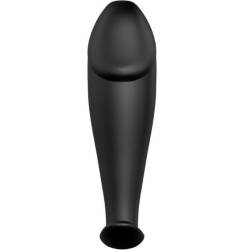 Pretty love plug anal silicona forma pene - negro - 2