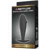 Pretty love plug anal silicona forma pene - negro - 6