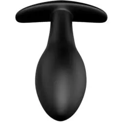 Pretty love - plug anal silicona ancla 8.5 cm negro