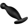 Pretty love plug anal silicona 11.7 cm negro - 3