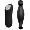 Pretty love plug anal silicona  12 modos vibracion  negro - 2