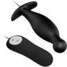 Pretty love plug anal silicona  12 modos vibracion  negro - 3