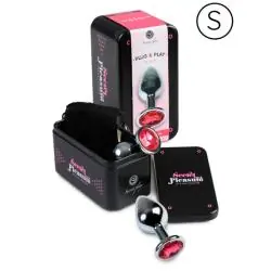 Secretplay - plug anal aluminio fucsia 7 cm Secretplay - plug anal aluminio fucsia 7 cm