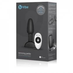 Caja del b-Vibe Rimming Petite con el plug y el mando