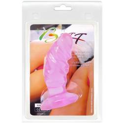 Envase del plug anal Baile rosa con ventosa
