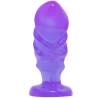 Baile plug anal unisex con ventosa lila - 2