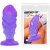 Baile plug anal unisex con ventosa lila - 3