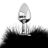 Darkness extra buttplug anal con cola negro 7cm - 3