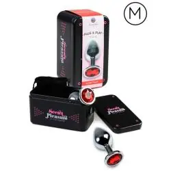 Secretplay - anal plug rojo m
