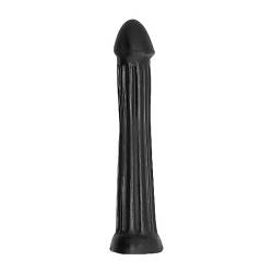 All black plug dildo 31cm - - 2