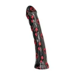 All black - plug dildo 31 cm