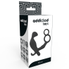 Plug con anilla doble Addicted Toys, la caja con el plug visible