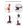 Electrastim fusion komodo dildo silicona - 2