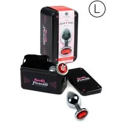 Secretplay - plug anal rojo l
