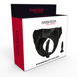Darkness panties con plug y dildo intercambiable - - 4 Darkness panties con plug y dildo intercambiable - - 4