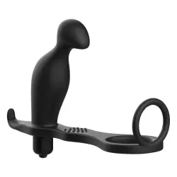 Addicted toys - plug anal con anillo silicona negro 12 cm Addicted toys - plug anal con anillo silicona negro 12 cm