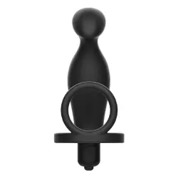 Addicted toys - plug anal con anillo silicona negro 12 cm Addicted toys - plug anal con anillo silicona negro 12 cm