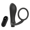 Plug con anillo y mando Addicted Toys, de frente con el mando
