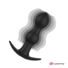 Plug anal vibrador Tiberio con mando reloj Watchme, efecto de vibración