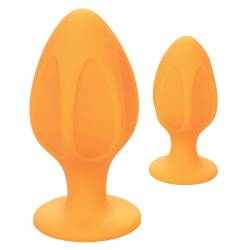 Los dos plugs del set Cheeky naranja