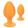 Los dos plugs del set Cheeky naranja