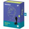 Satisfyer backdoor lover plug anal vibrador color negro - 4