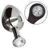 Star Fucker XL Teardrop Plug, detalle de la gema de la base
