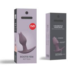 Fun Factory Bootie Fem taupe oscuro, caja