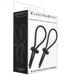 Electrastim rubber electro anillo estimulador pene