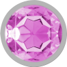 Intense - plug anal metal con cristal rosa talla m - 3