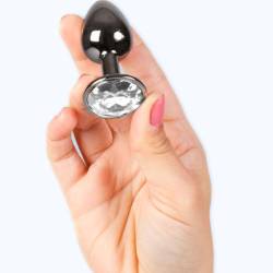 Secret play - gunmetal butt plug talla s 7 cm - - 3