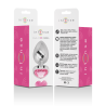 Intense - plug anal metal aluminio corazón rosa talla l - 6
