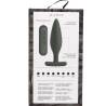 Je joue - egon plug anal vibrador negro - 5