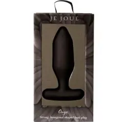 Je joue - onyx plug anal vibrador negro