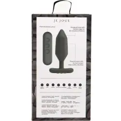 Je joue - onyx plug anal vibrador negro