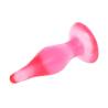 Plug anal tacto suave lila 14.2 cm - 3