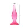 Plug anal tacto suave lila 14.2 cm - 4