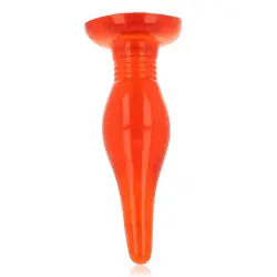 Baile - plug anal tacto suave rojo 14.2 cm Baile - plug anal tacto suave rojo 14.2 cm