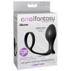 Anal fantasy - collection ass-gasm anillo advanced con plug anal