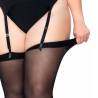 Leg avenue medias negras plus - 2