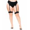 Leg avenue medias nude con tacon cubano y costura trasera plus - 3