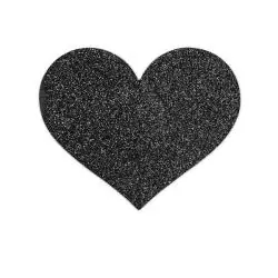 Bijoux - indiscrets pezoneras flash corazón negro