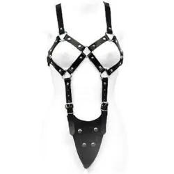 Leather body - exposed body woman