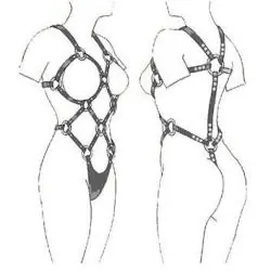 Leather body - styling woman